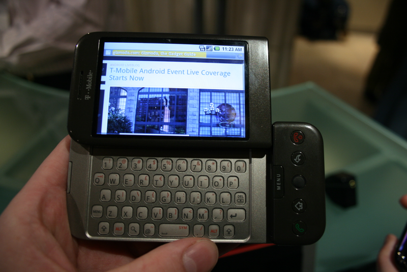 Illustration for article titled T-Mobile G1 Android Phone Hands-On